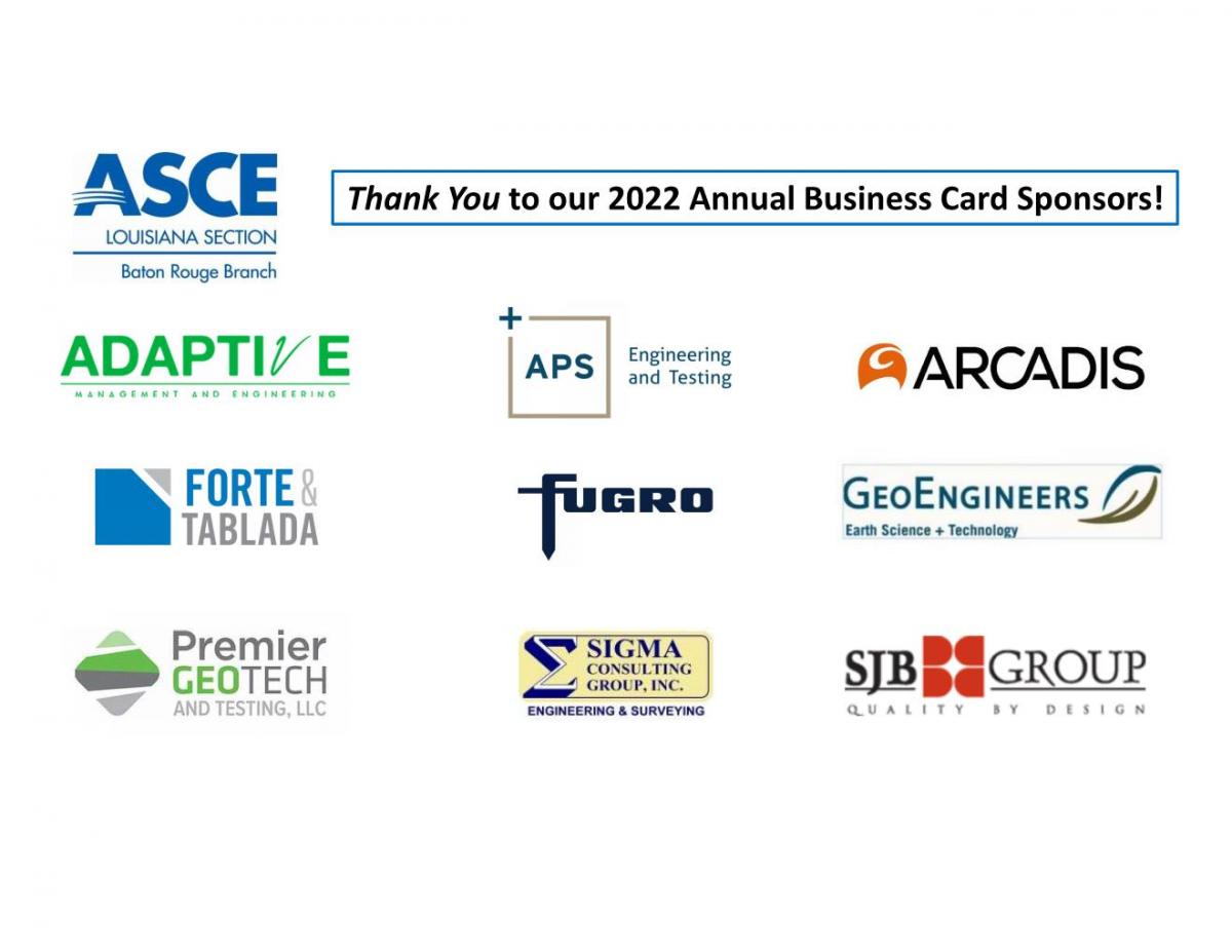 2022 Business Card Sponsors