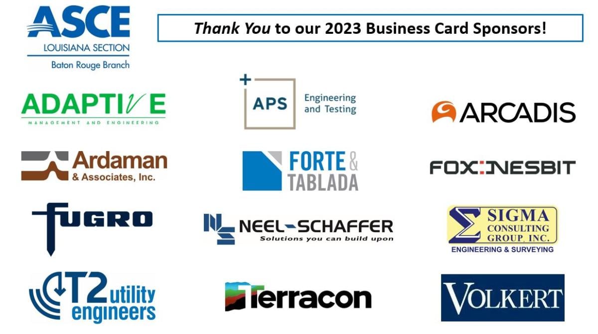 2023 Business Card Sponsors