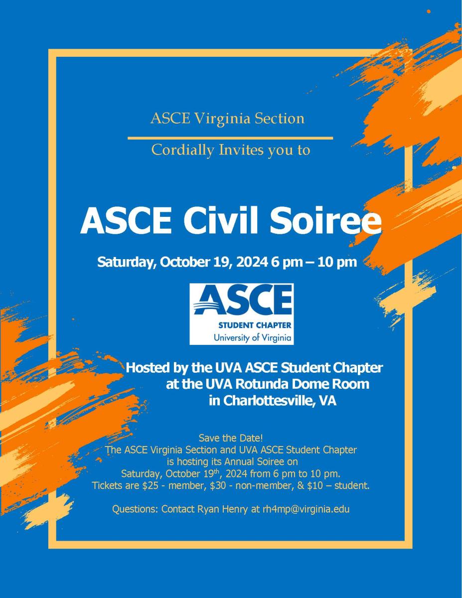 2024 ASCE Virginia Section Civil Soiree Advertisement