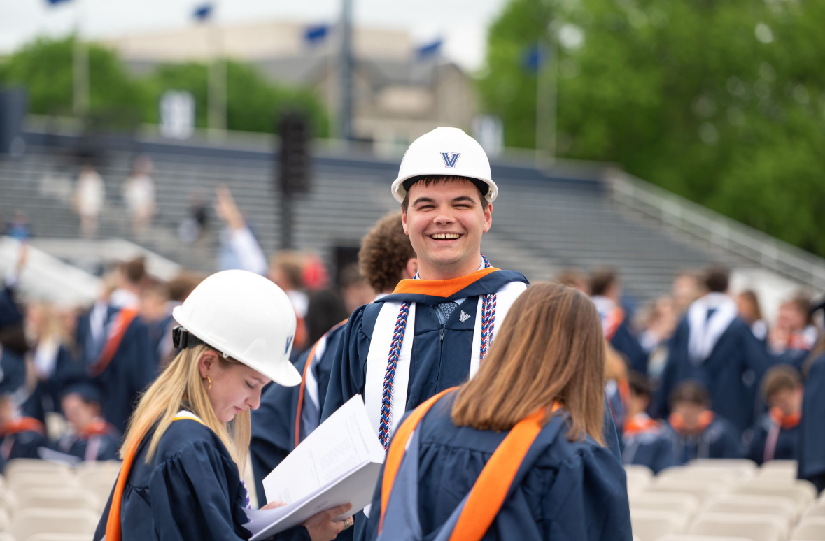 Andrew at Villanova's 2024 Graduation Ceremony